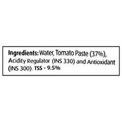 Dabur Hommade Tomato Puree 200 g 9