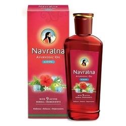 Navratna Hair Oil with 9 Active Herbal Ingredients 90 ml 3