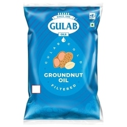 Gulab Gold Filtered Groundnut Oil 870 g