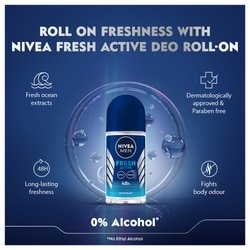 Nivea Men Fresh Active 48h Deodorant Roll On 50 ml 8