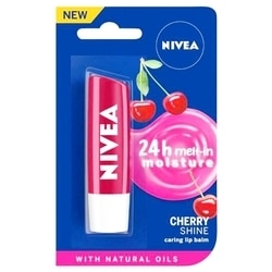 Nivea 24 hour Melt-in Moisture Caring Lip Balm, Cherry Shine 4.8 g