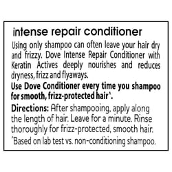 Dove Nutritive Solutions Intense Repair Conditioner 175 ml 4
