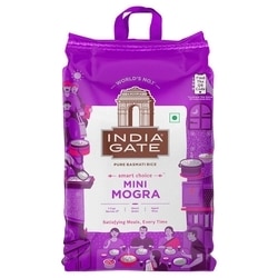 India Gate Mini Mogra/Mogra Delite Basmati Rice 10 kg 2