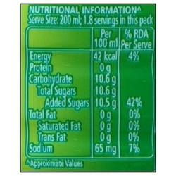 7 Up Nimbooz Lemon Flavor Drink 350 ml 5