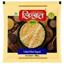 Lijjat Mini Udad Papad 200 g