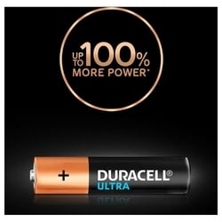Duracell Ultra AAA Alkaline Batteries 1.5 V (Pack of 4) 4