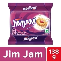 Britannia Jimjam Sandwich Biscuits 138 g 2