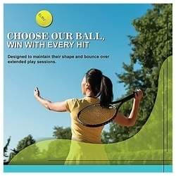 Elan Green Tennis Ball 6.5 cm 2