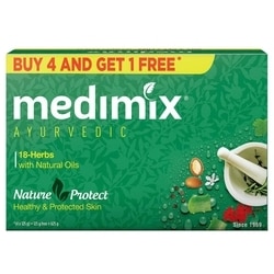 Medimix Ayurvedic 18-Herbs Classic Soap 125 g (Buy 4 Get 1 Free)