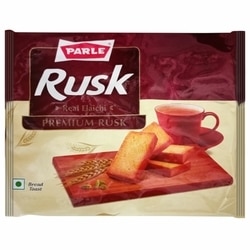 Parle Real Elaichi Premium Rusk 182  g (Pack)