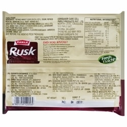 Parle Real Elaichi Premium Rusk 182  g (Pack) 2