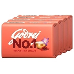 Godrej No.1 Kesar Milk Cream 150 g (Buy 3 Get 1 Free)