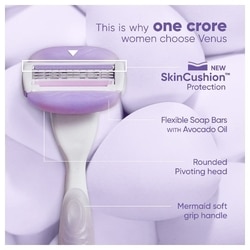 Gillette Venus Breeze Women Razor with Avocado Gel Bars 5