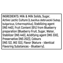 Milky Mist Blueberry Fruit Yogurt 100 g 8