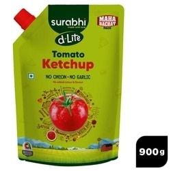 Surabhi D-Lite Tomato Ketchup (No Onion No Garlic) 900 g