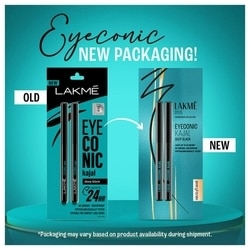 Lakme Eyeconic Kajal Twin, Deep Black 0.35 g (Pack of 2) 4