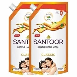 Santoor Classic Gentle Hand Wash 600 ml (Buy 1 Get 1 Free) 2