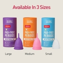 Sirona Pad-Free Periods Reusable Silicone Menstrual Cup 1 pc (Medium) 3