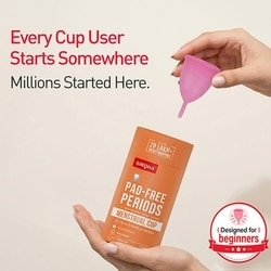 Sirona Pad-Free Periods Reusable Silicone Menstrual Cup 1 pc (Medium) 4