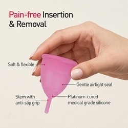 Sirona Pad-Free Periods Reusable Silicone Menstrual Cup 1 pc (Medium) 6