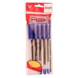 Flair Studio Blue Gel Pen - Pack of 5 (Buy 1 @50%) 2