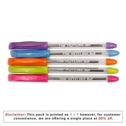 Flair Hotline Blue Ball Pen - Pack of 5 (Buy 1 @50%)