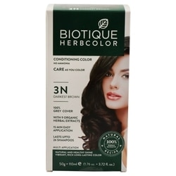 Biotique Conditioning Color, Darkest Brown(3N) 50 g + 110 ml