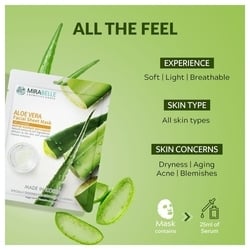 Mirabelle Aloe Vera Fairness Facial Mask 25 ml 4