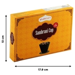 Shubhkart Black Sambrani 160 g (12 pcs) 4