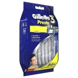 Gillette Presto 3 Blade Razor (Buy 5 Get 1 Free) 3