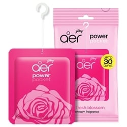 Godrej Aer Power Pocket Rose Fresh Blossom Bathroom Freshener 10 g 2