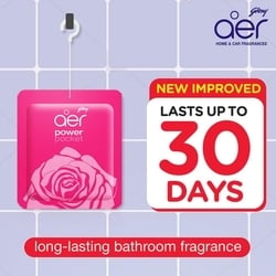 Godrej Aer Power Pocket Rose Fresh Blossom Bathroom Freshener 10 g 4