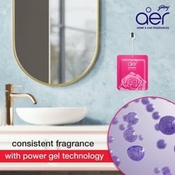 Godrej Aer Power Pocket Rose Fresh Blossom Bathroom Freshener 10 g 5