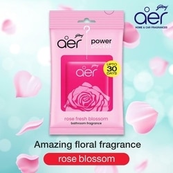 Godrej Aer Power Pocket Rose Fresh Blossom Bathroom Freshener 10 g 6