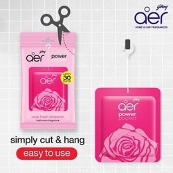 Godrej Aer Power Pocket Rose Fresh Blossom Bathroom Freshener 10 g 7