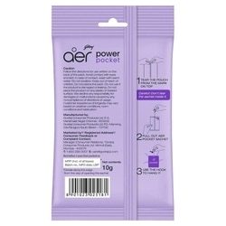 Godrej Aer Power Pocket Lavender Bloom Bathroom Freshener 10 g 2