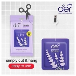 Godrej Aer Power Pocket Lavender Bloom Bathroom Freshener 10 g 6