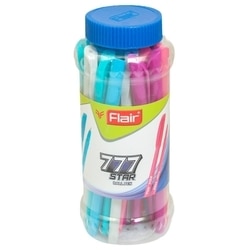Flair 777 Star Blue Ball Pen Jar 25 pcs 2