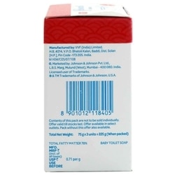 Johnson's Baby Soap 75 g (Pack of 3) 4