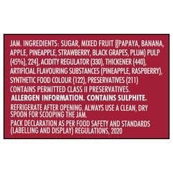 Snac tac Mixed Fruit Jam 500 g 6