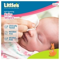 Little's Soft Cleansing Baby Wipes with Lid 80 pcs 5