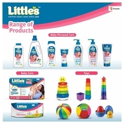Little's Soft Cleansing Baby Wipes with Lid 80 pcs 7