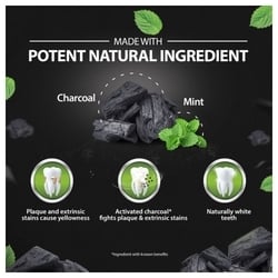 Dabur Herb'l Activated Charcoal Whitening Toothpaste 120 g 5