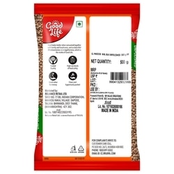 Good Life Unpolished Black Whole Masoor 500 g 2