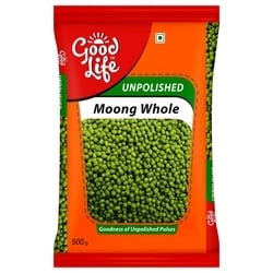 Good Life Unpolished Whole Moong 500 g