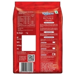 Kohinoor Authentic Royale Pulao Basmati Rice 1 kg 2
