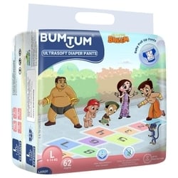 Bumtum Premium Ultrasoft Daiper Pants (L) 62 Count (9-14 kg) 3