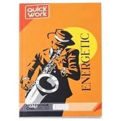 Quick Work Single Line Long Notebook 172 pages (Pack of 3) 3