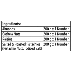 Good Life Utsava Dry Fruits Gift Pack Assorted 800 g 9