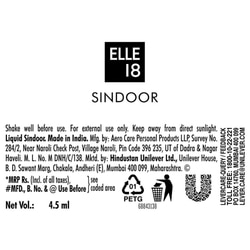 Elle18 Red Liquid Sindoor 4.5 ml 5